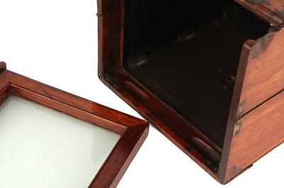 Lot 1310 - A Bland & Long Collapsible 6x6" Wet Plate Mahoagny Camera