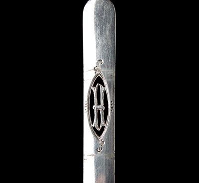 Lot 7 - Two Victorian Silver Tongue Depressors