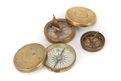 Lot 57 - A Georgian Compass Sundial