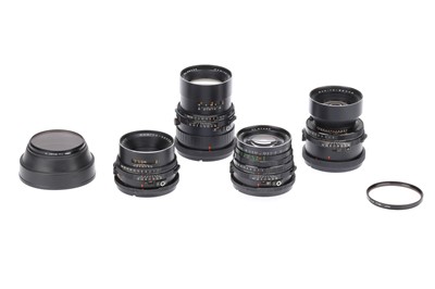 Lot 395 - Four Mamiya-Sekor Medium Format Camera Lenses