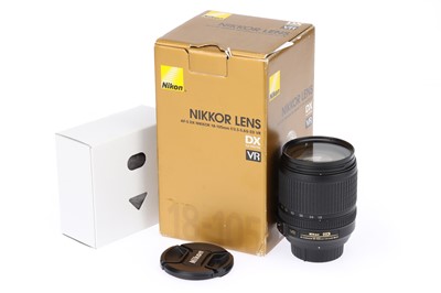 Lot 136 - A Nikon NIkkor DX VR AF-S ED G f/3.5-5.6 18-105mm Lens
