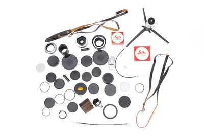 Lot 95 - A Selection of Various Leica Camera Accessories