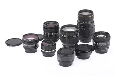 Lot 139 - A Large Selection of Nikon Lenses