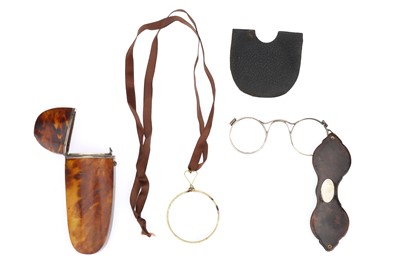 Lot 6 - Rare Early Lorgnette Spectacles etc.