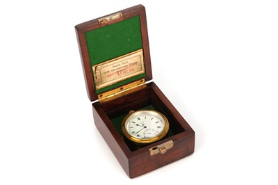 Lot 65 - A Silver Cased Deck Watch by W Matthews