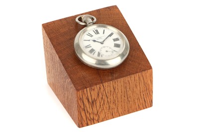 Lot 67 - A Nickel Plate Cased Deck Watch by H Williamson