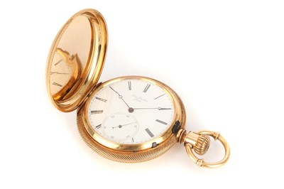 Lot 69 - An 18ct Gold Hunter Watch by Lutz Brothers