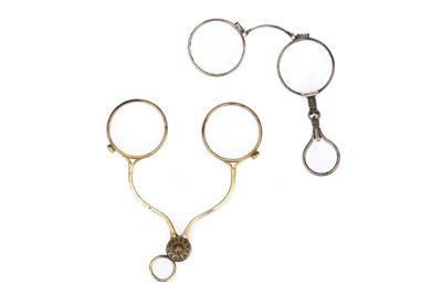 Lot 10 - Two Pairs of Silver Spectacles
