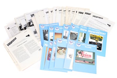 Lot 111 - Leica Historical Society of America Viewfinder  Journals and Leica Historical Society Newsletters