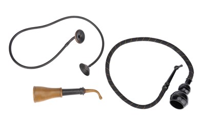 Lot 142 - Conversation Tubes and Ear Trumpet