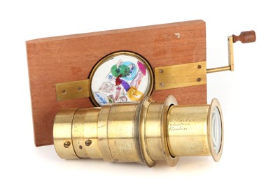 Lot 93 - A Magic Lantern Kaleidoscope & Slide