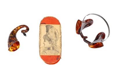 Lot 147 - Ear Trumpets, Blodgett's Multi Audiophone and Rein Auricles