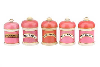 Lot 82 - Five Apothecary's Jars