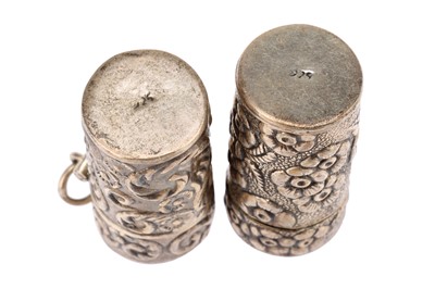 Lot 50 - A Cachou Pill Case by Thomas Jackson, with Two Silver Pill Cases etc.