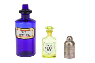 Lot 46 - Three Medicine/Apothecary Bottles
