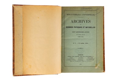 Lot 64 - Einstein, Albert, 9 Period Journal Articles