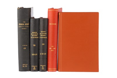 Lot 64 - Einstein, Albert, 9 Period Journal Articles