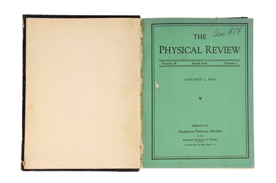Lot 64 - Einstein, Albert, 9 Period Journal Articles