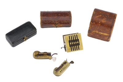 Lot 76 - Medical Bleeding, Three German and Austrian scarificators