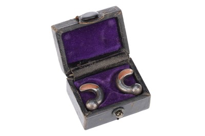 Lot 160 - A Pair of Silver Ear Tubes