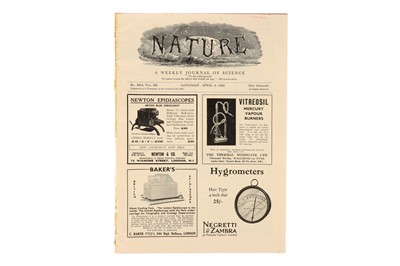 Lot 341 - Collection of Papers In Journals By Nobel Prize Winners