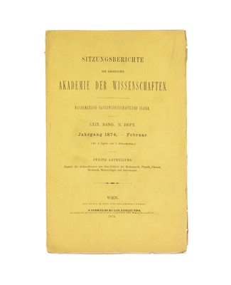 Lot 70 - Röntgen WC, Exner S. Uber eine Anwendung des Eiscalorimeters zur Besttimmung der intensität der Sonnenstrahlung