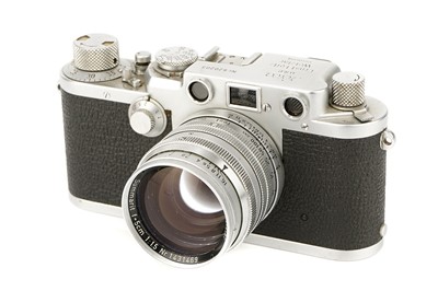 Lot 145 - A Leica IIIf Black Dial Rangefinder Camera