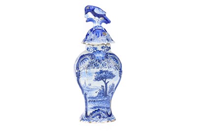 Lot 875 - A Dutch Delft Jar and Cover