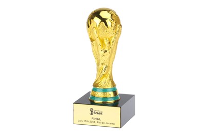 Lot 816 - A 2014 FIFA World Cup Final Mini Trophy