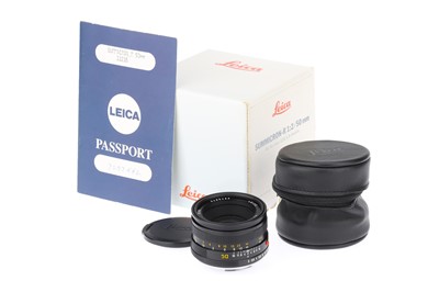 Lot 59 - A Leitz Summicron-R f/2 50mm Lens