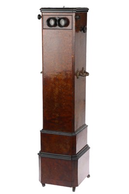 Lot 665 - A Large Unmarked Walnut Stereo Viewer