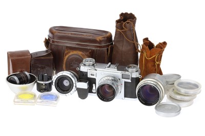 Lot 117 - A Zeiss Ikon Contax IIa Rangefinder Camera