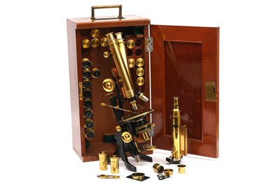 Lot 20 - A Large & Comprehensively Equipped Petrological Microscope Outfit