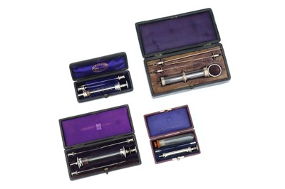 Lot 189 - Four Hypodermic Syringes