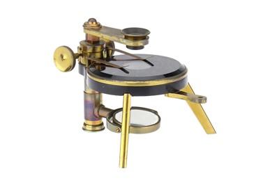 Lot 169 - A Simple Brass Professor Huxley’s Dissecting Microscope
