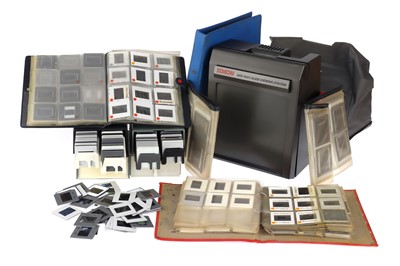Lot 87 - A Simon SVS 5824 Slide Viewer and a Large Quantity of Slides