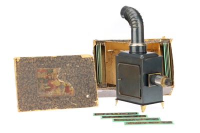 Lot 41 - A German Tinplate Tay Magic Lantern