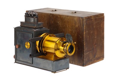 Lot 38 - Brass & Tinplate Magic Lantern