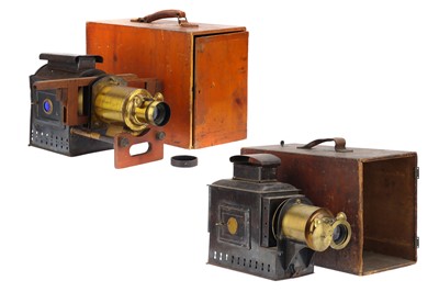 Lot 21 - Two Victorian Magic Lanterns