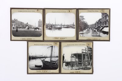 Lot 65 - A Large Oak Cabinet of Magic Lantern Slides