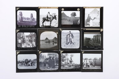 Lot 65 - A Large Oak Cabinet of Magic Lantern Slides