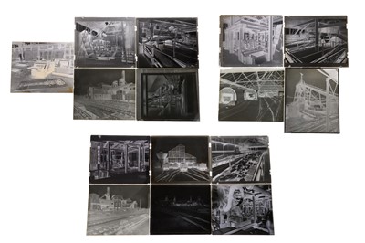 Lot 98 - Collection of Full-Plate Negatives Of UK Coal Mines