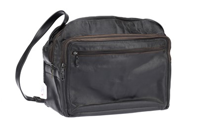 Lot 40 - A Black Leather "Stealth" Style Camera Outfit Bag For Leica