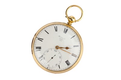 Lot 829 - An 18ct Gold Pocket Watch by Barraud