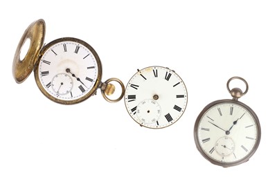 Lot 830 - Silver Pocket Watches signed Barraud