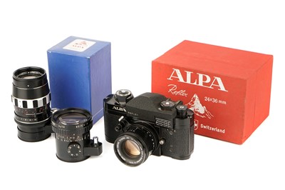 Lot 268 - A Pignons Alpa Mod. 6c SLR Camera Outfit