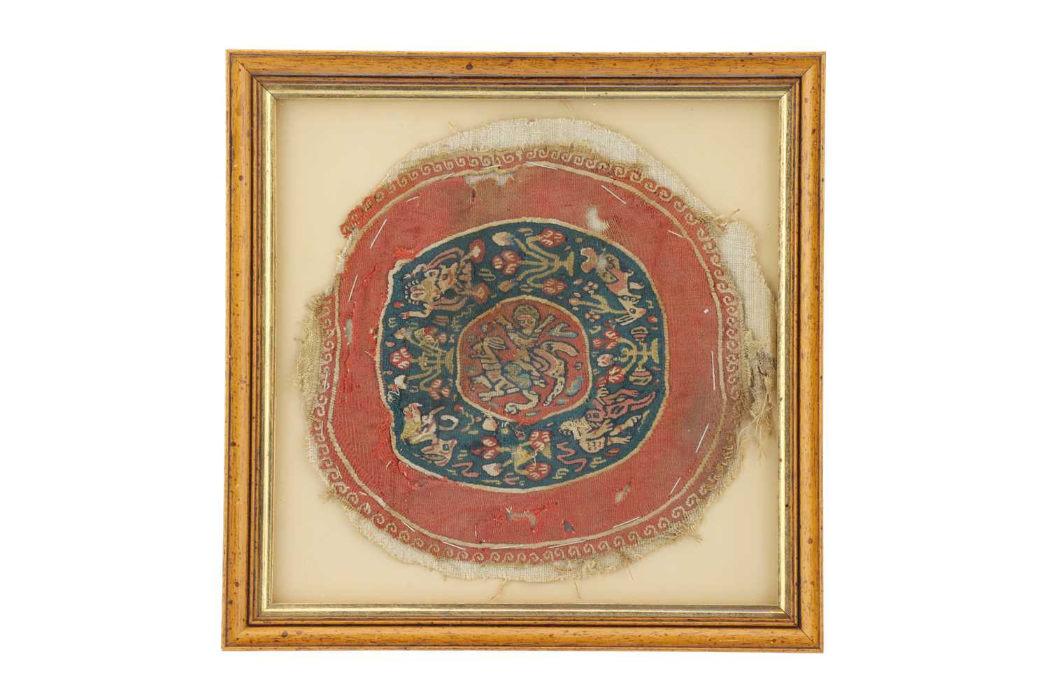 Lot 3 - Egyptian, 4th - 9th Century, heavy woven linen circle