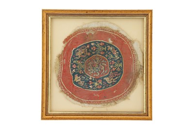 Lot 3 - Egyptian, 4th - 9th Century, heavy woven linen circle