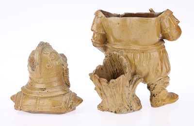 Lot 12 - A Saltglaze German Rheinish Tobacco Jar