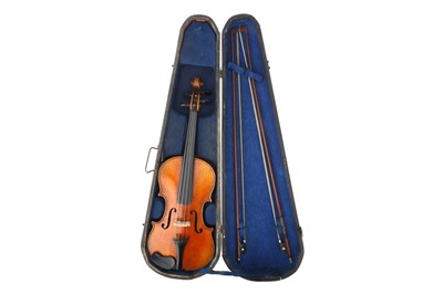 Lot 2 - A Wolff Bros violin, with two piece back 36cm